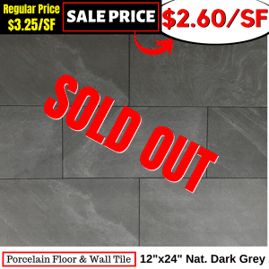 Natural Dark Grey 12"x24"