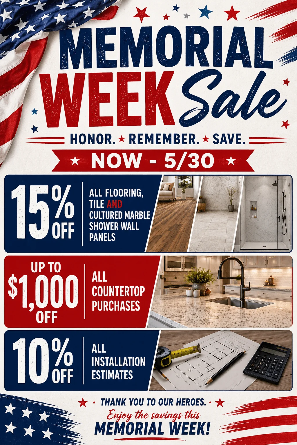 Memorial Sale Ad